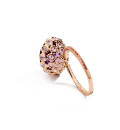 Amethyst oval ring