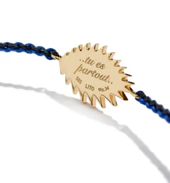 Apollo 13 Petit Bleu macrame bracelet