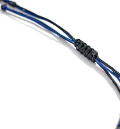 Apollo 13 Petit Bleu macrame bracelet