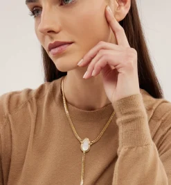 Aurora diamond necklace