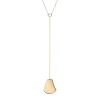 Bell shaped diamond necklace
