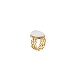 Big Chiara triple chain diamond ring