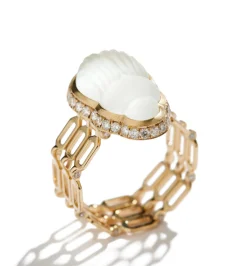 Big Chiara triple chain diamond ring