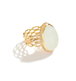 Big Chiara triple chain diamond ring