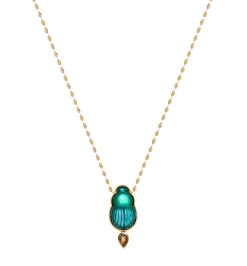 Big Giada necklace with brown diamond