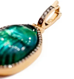 Big Gola diamond men's pendant