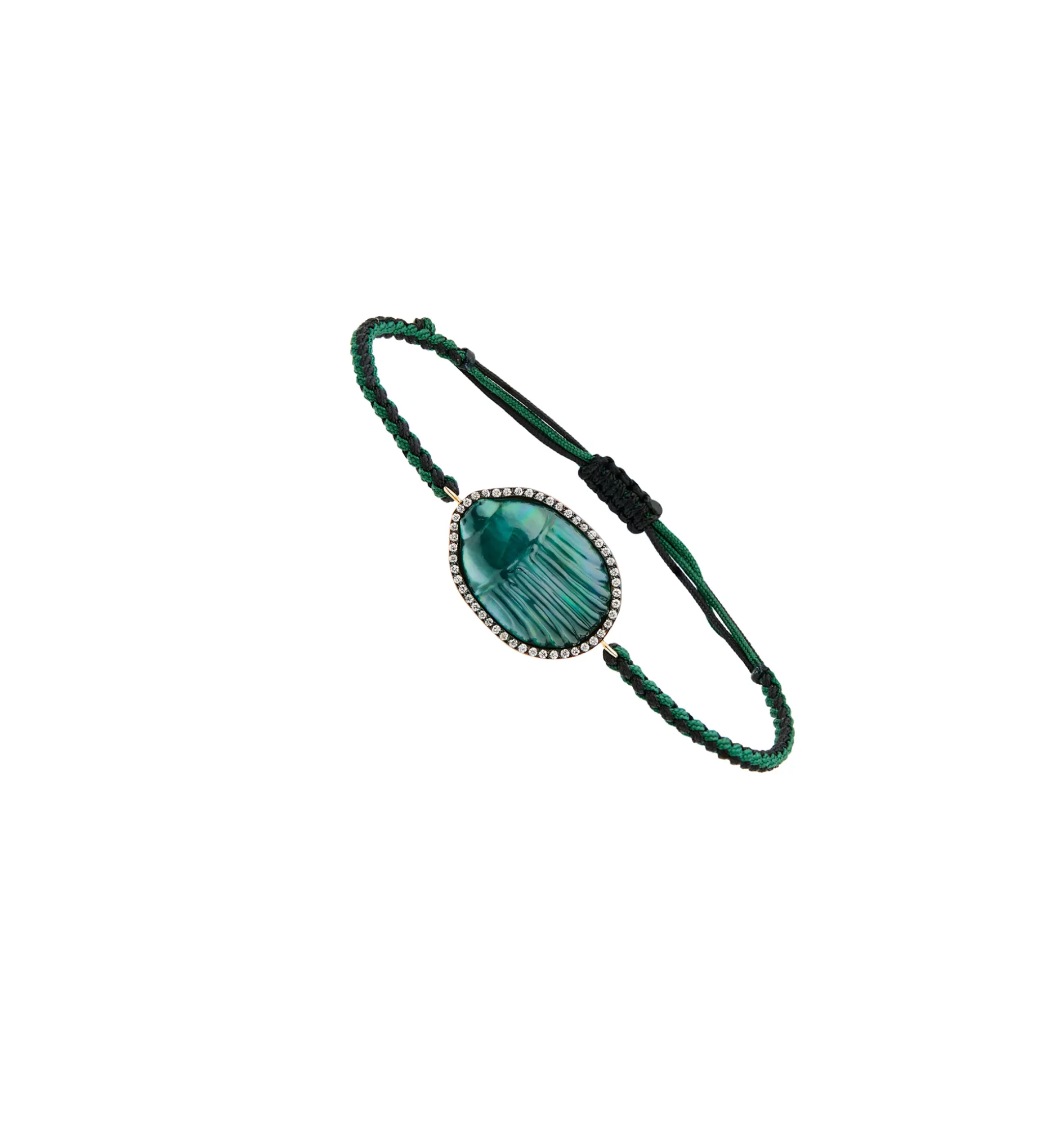 Big Gola macrame diamond men's bracelet