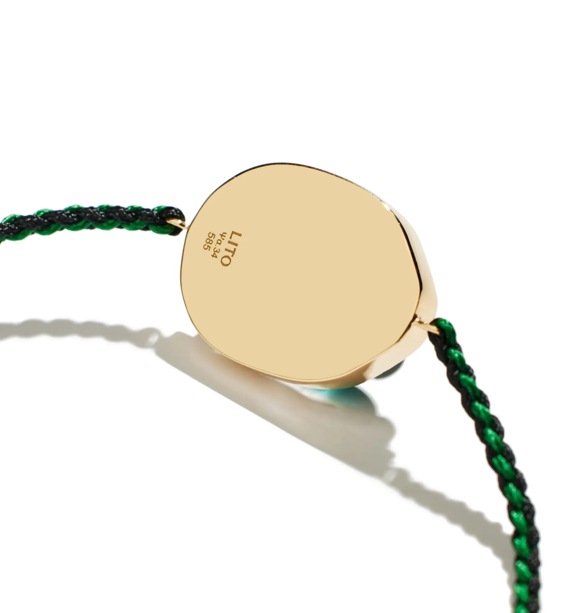Big Gola macrame diamond men's bracelet