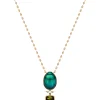 Big Gola necklace with tourmaline