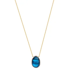 Big Luna diamond men's necklace