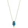 Big Sienna necklace with brown diamond