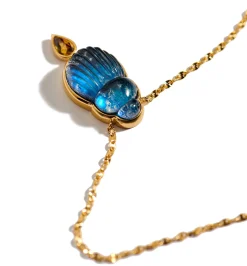 Big Sienna necklace with brown diamond