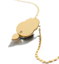 Big Sienna necklace with brown diamond