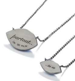 Bleu Escapulario necklace Pour Homme