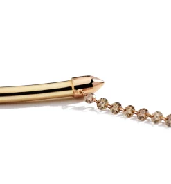 Choker with diamond chain