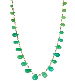 Chrysoprase necklace