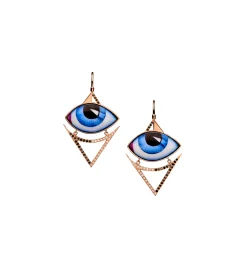 Egyptian Grand Bleu diamond earrings