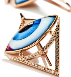 Egyptian Grand Bleu diamond earrings