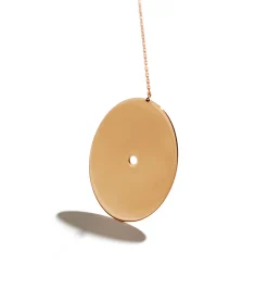 Ellipse diamond necklace