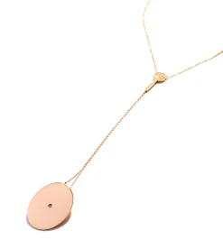 Ellipse diamond necklace