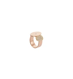 Ellipse Octagon diamond ring