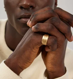 Flowin' men's ring