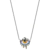 From L.A to N.Y Petit Jaune diamond necklace
