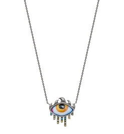 From L.A to N.Y Petit Jaune diamond necklace