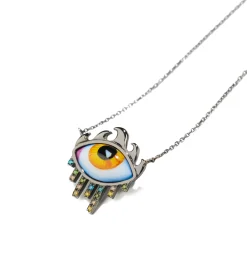 From L.A to N.Y Petit Jaune diamond necklace