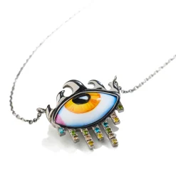From L.A to N.Y Petit Jaune diamond necklace