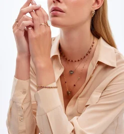 From L.A to N.Y Petit Jaune diamond necklace