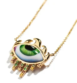 From L.A. to N.Y. Petit Vert diamond necklace