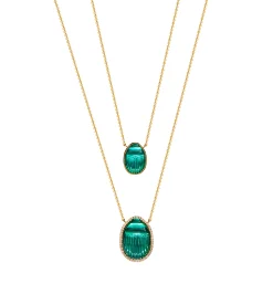 Gola Escapulario diamond necklace