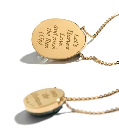 Gola escapulario diamond men's necklace