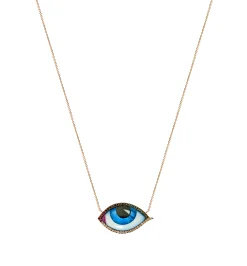 Grand bleu diamond necklace