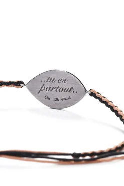 Grand Mauve macrame bracelet Pour Homme