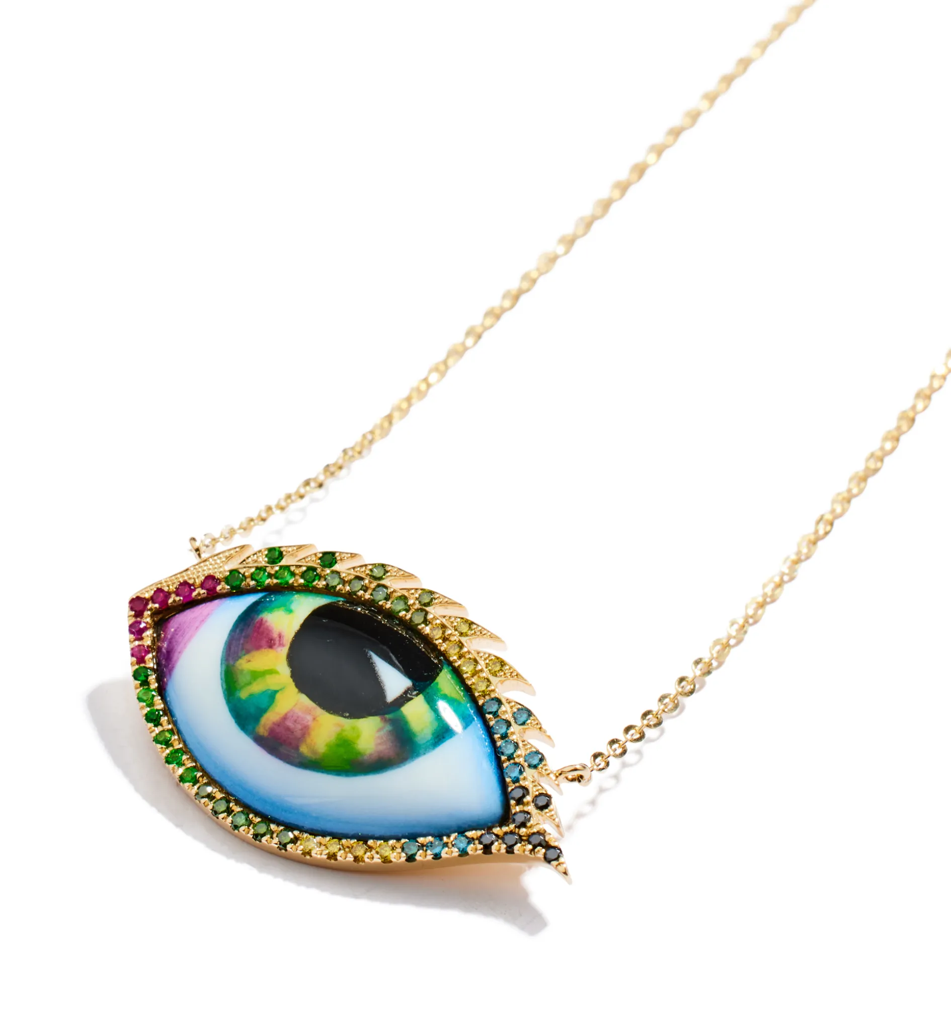 Grand Psychedelic diamond necklace