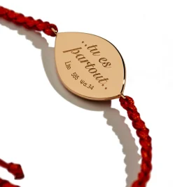 Grand Rose macrame bracelet
