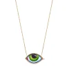 Grand Vert diamond and tsavorite necklace