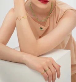 Grand Vert diamond and tsavorite necklace