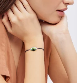 Grand Vert macrame bracelet