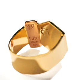 Hexagon and Square diamond ring