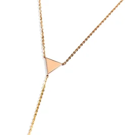 Hexagon diamond necklace