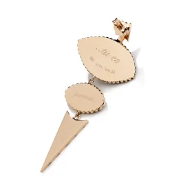 Isida Grand et Petit Mauve diamond earrings