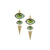 Isida Grand et Petit Vert diamond earrings
