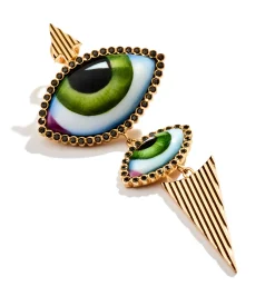 Isida Grand et Petit Vert diamond earrings