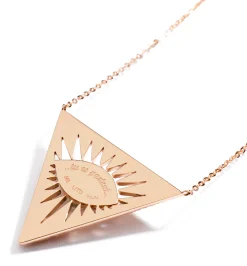 Isida Petit amber diamond necklace