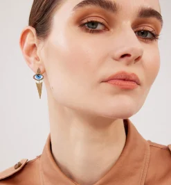 Isida Petit Bleu diamond earrings