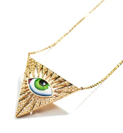 Isida Petit Vert diamond necklace Pour Homme