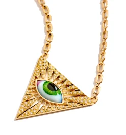 Isida Petit Vert diamond necklace Pour Homme